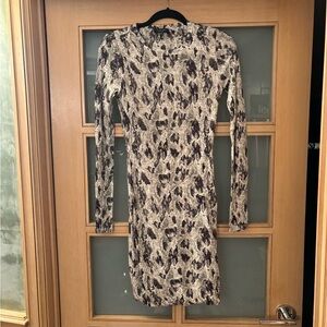 rag & bone snake skin Long Sleeve Dress